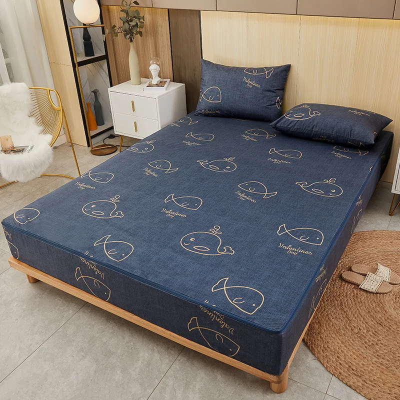 100% Waterproof Mattress Cover with Zipper Closure Six Sides All Inclusive Mattress Protector Soft Fitted Sheet Customized Size