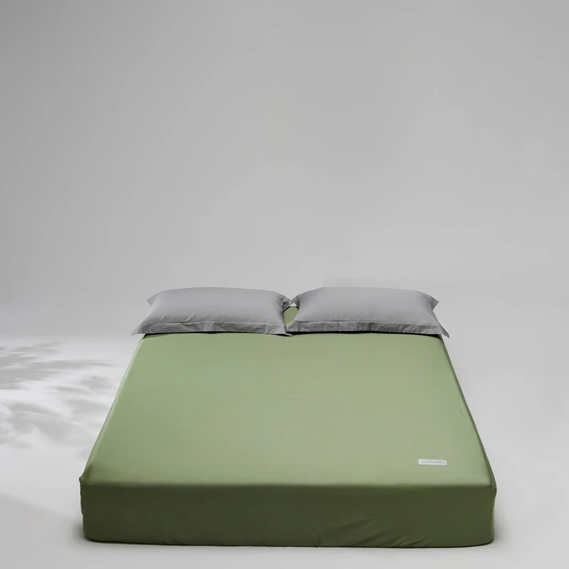 Egyptian Cotton Fitted Sheet Mattress Cover Twin Full Queen King Size Customized Any Size Bed Sheet Luxury 1000TC Bedding Sheets