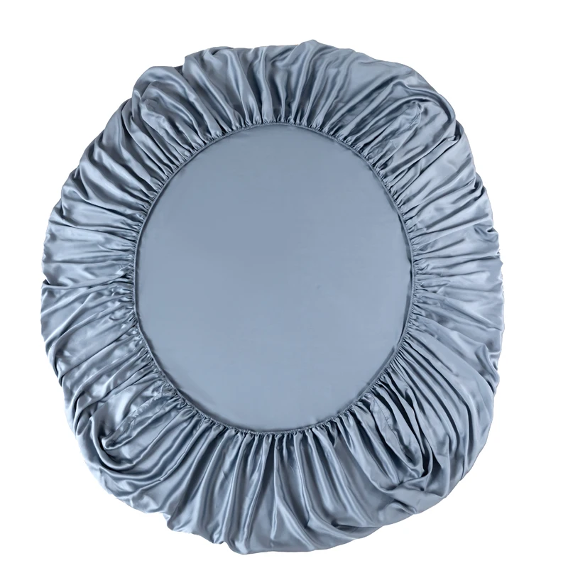 100% Bamboo Fitted Sheet with Elastic Band Smooth Cooling Bedsheet 1000 Thread Count Anti-slip Mattress Cover for Queen King Bed