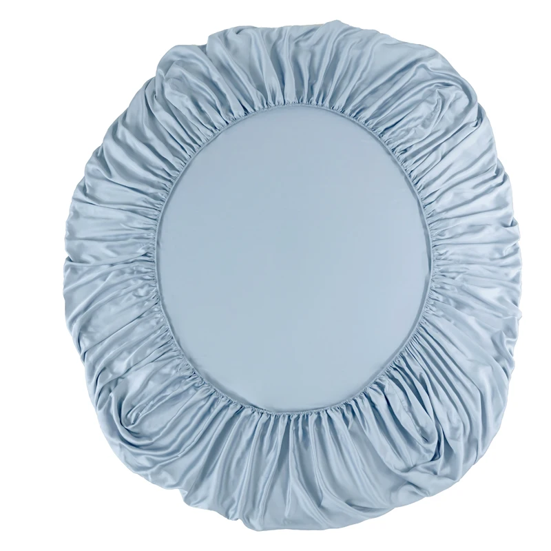 100% Bamboo Fitted Sheet with Elastic Band Smooth Cooling Bedsheet 1000 Thread Count Anti-slip Mattress Cover for Queen King Bed