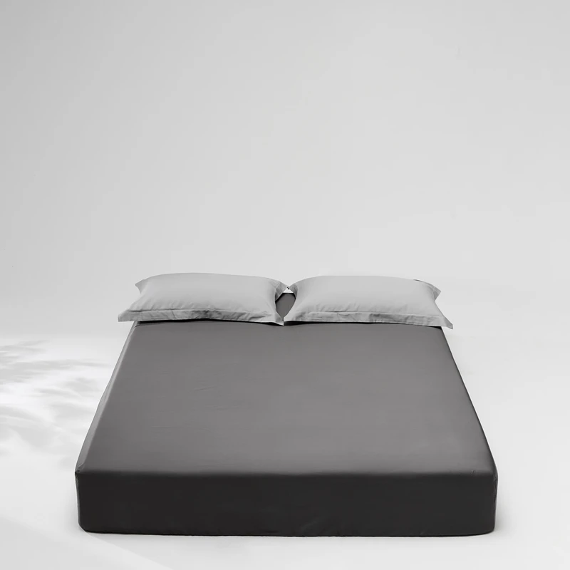 Egyptian Cotton Fitted Sheet Mattress Cover Twin Full Queen King Size Customized Any Size Bed Sheet Luxury 1000TC Bedding Sheets