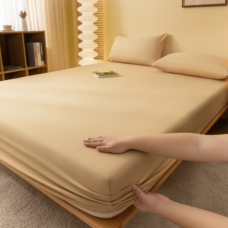 WASART 2 people luxury double bed bed sheet elastic fitted sheet mattress cover couple bed linen 150x200 bedding queen king size