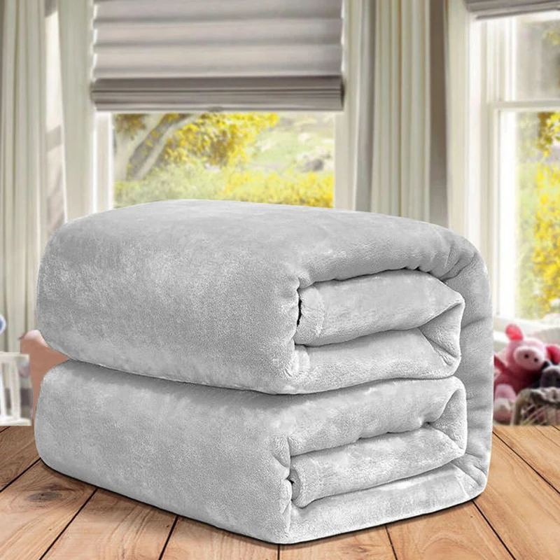 WASART Winter fluffy velvet fleece blanket extra large size sofa throw blanket fuzzy faux fur blanket microfiber thick bed sheet