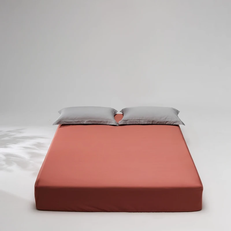 Egyptian Cotton Fitted Sheet Mattress Cover Twin Full Queen King Size Customized Any Size Bed Sheet Luxury 1000TC Bedding Sheets