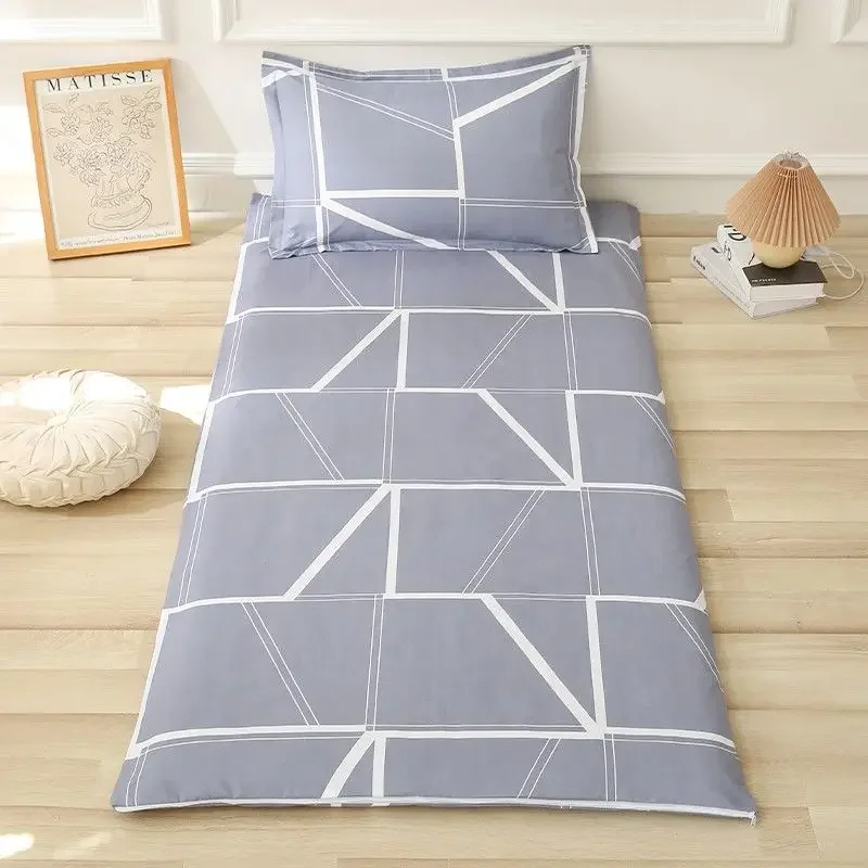 WASART Fully enclosed with zipper mattress protector cover geometric printed baby couple single double bed sheet protection pad