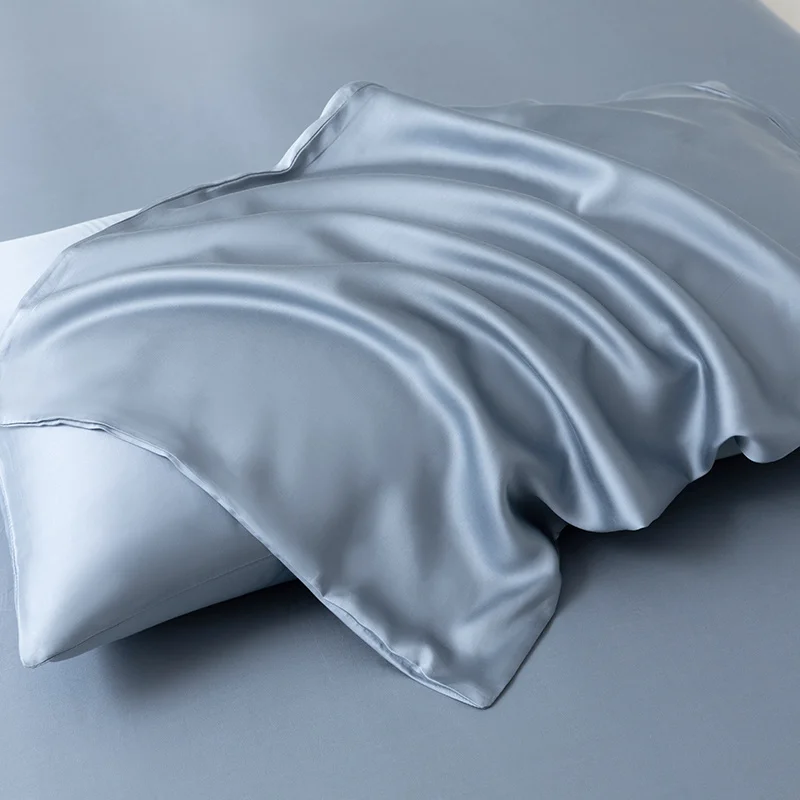 Natural Mulberry Silk Pillowcase Bedding Home Decoration Luxury Double Sides Pure Silk Pillow Case 23 Momme 100% Silk 2pcs Cover