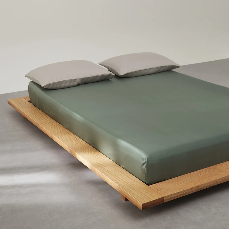 Pure Mulberry Silk Fitted Sheet Single Double King Queen Size Mattress Cover Luxurious High-End 100% Silk Bedding Sheets 160/200