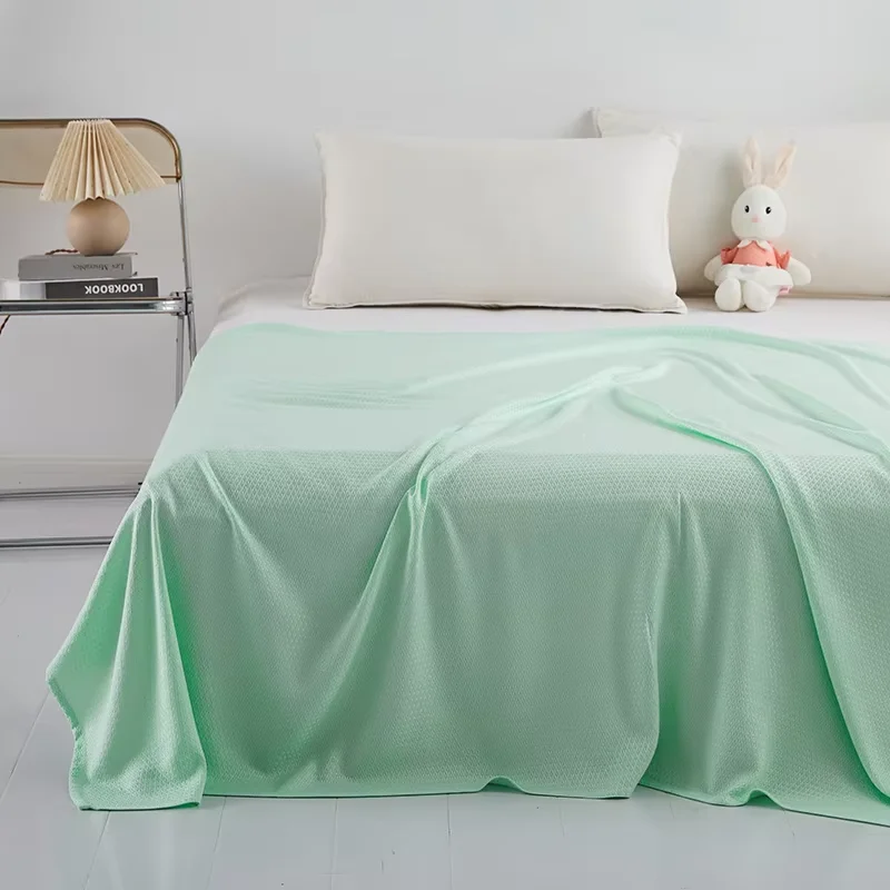 WASART 100% Bamboo fiber ice blanket summer cooling air condition thin quilt cold bedspread 150x200 luxury double bed king size
