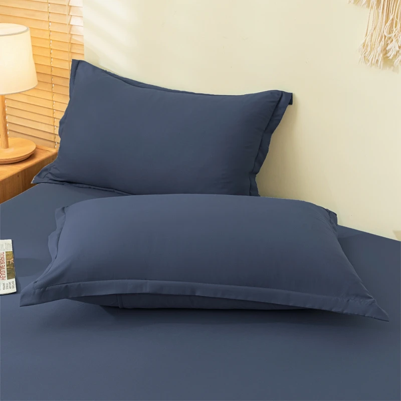 WASART Elastic Fitted Sheet Mattress Protector Solid Color Queen King Size Bed Cover Hypoallergenic Breathable Bedsheet 150x200