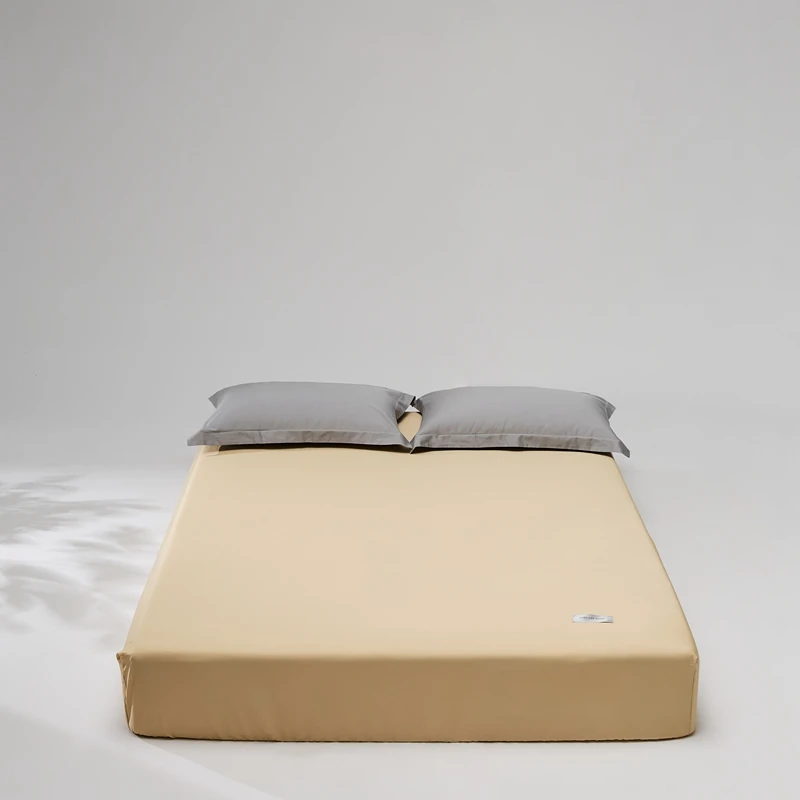 Egyptian Cotton Fitted Sheet Mattress Cover Twin Full Queen King Size Customized Any Size Bed Sheet Luxury 1000TC Bedding Sheets