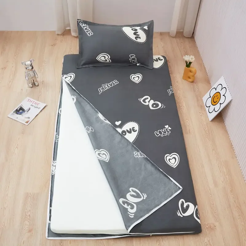 WASART Fully enclosed two-way with zipper mattress protector cover couple/baby single double bed sheet protection pad king size