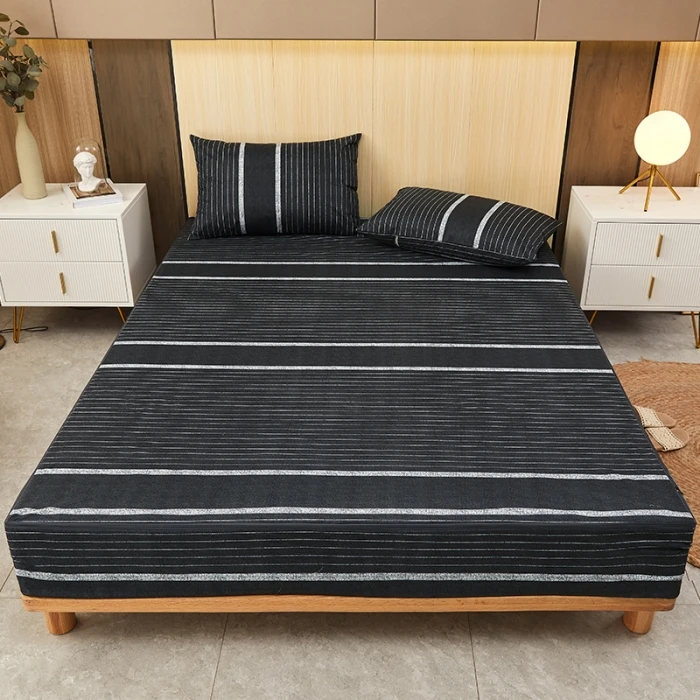 6-Sided Waterproof Mattress Cover with Zipper Customized Size Soft Fitted Sheet Antibacterial Breathable Mattress Pad Protector