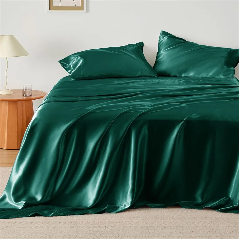 1pc 100% Mulberry Silk Flat Bed Sheet 23 Momme Natural Silk Bedding Bed Linen Ultra Soft Breathable Bedsheet Customized Any Size
