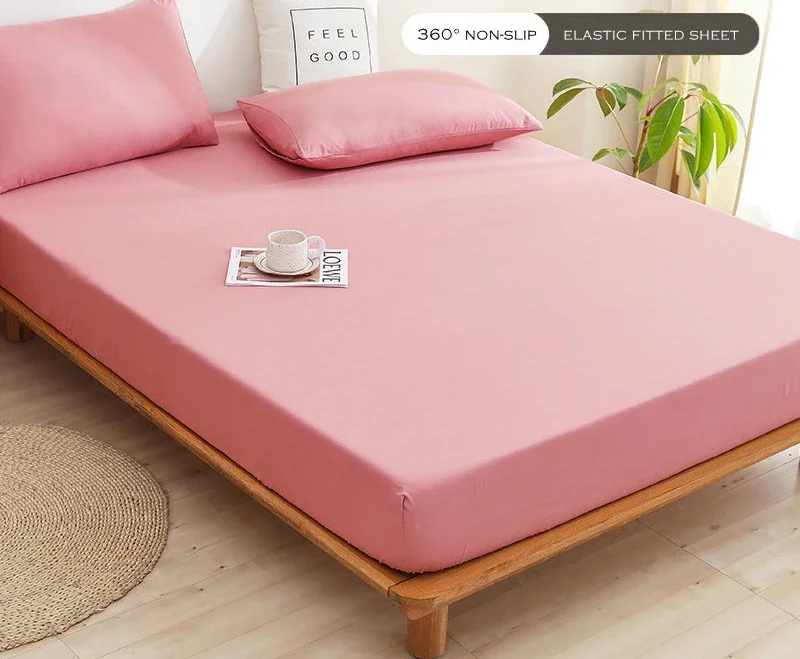 WASART Luxury double bed bed sheet elastic fitted sheet mattress protector cover couple 2 people bed linen 150 bedding king size