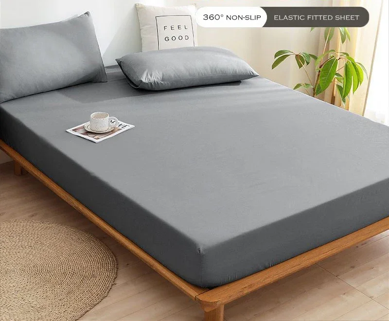 WASART Luxury double bed bed sheet elastic fitted sheet mattress protector cover couple 2 people bed linen 150 bedding king size