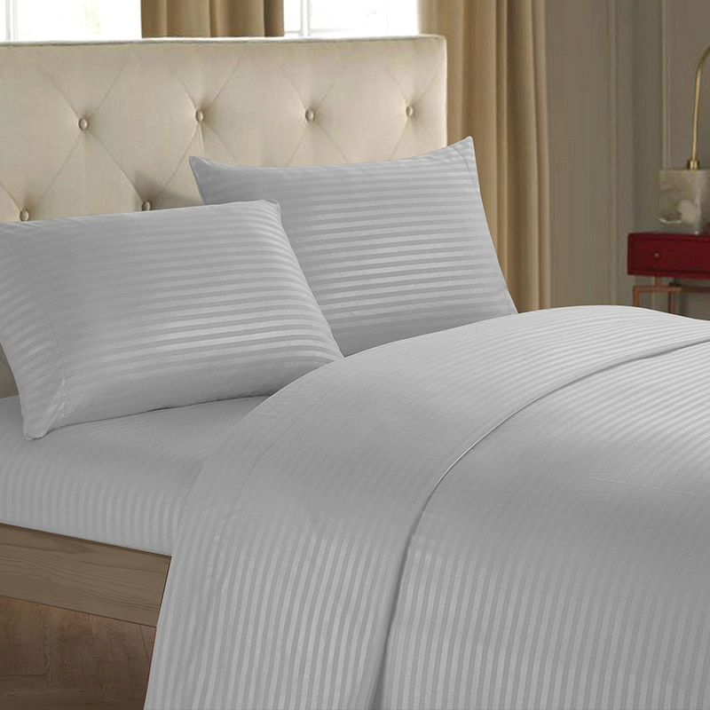 Battilo Bed Sheets 4 Pieces Set Fitted Sheet Flat Sheet Bedding Set with Pillows Case For Twin/Full/Queen/King Size