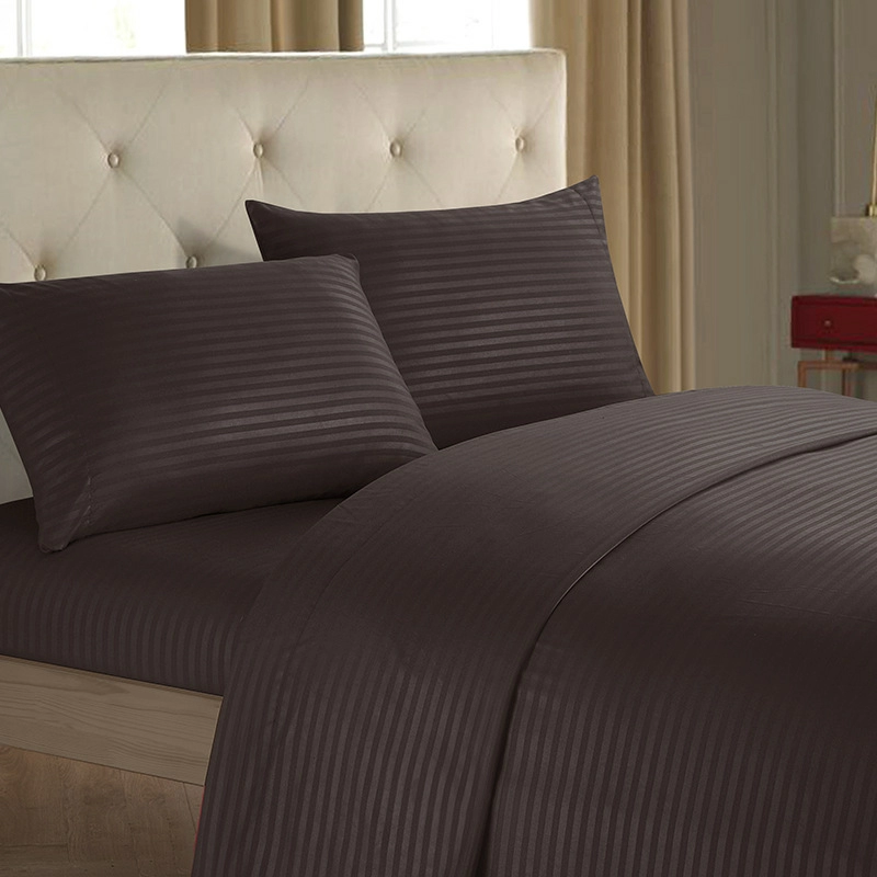 Battilo Bed Sheets 4 Pieces Set Fitted Sheet Flat Sheet Bedding Set with Pillows Case For Twin/Full/Queen/King Size