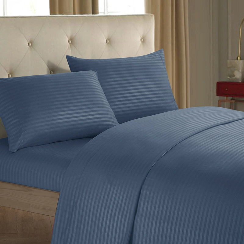 Battilo Bed Sheets 4 Pieces Set Fitted Sheet Flat Sheet Bedding Set with Pillows Case For Twin/Full/Queen/King Size