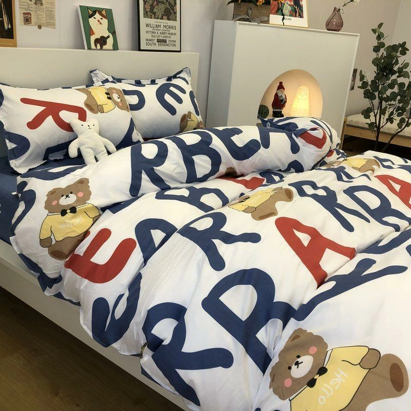 Bedsheet Set with Pillow ... Duvet Cover 140x200 King Size Bedspreads In Offer...Bed Linen 135x200 Luxury Bedding Set