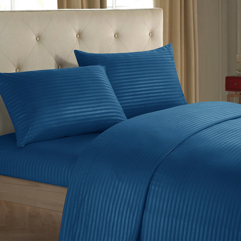 Battilo Bed Sheets 4 Pieces Set Fitted Sheet Flat Sheet Bedding Set with Pillows Case For Twin/Full/Queen/King Size